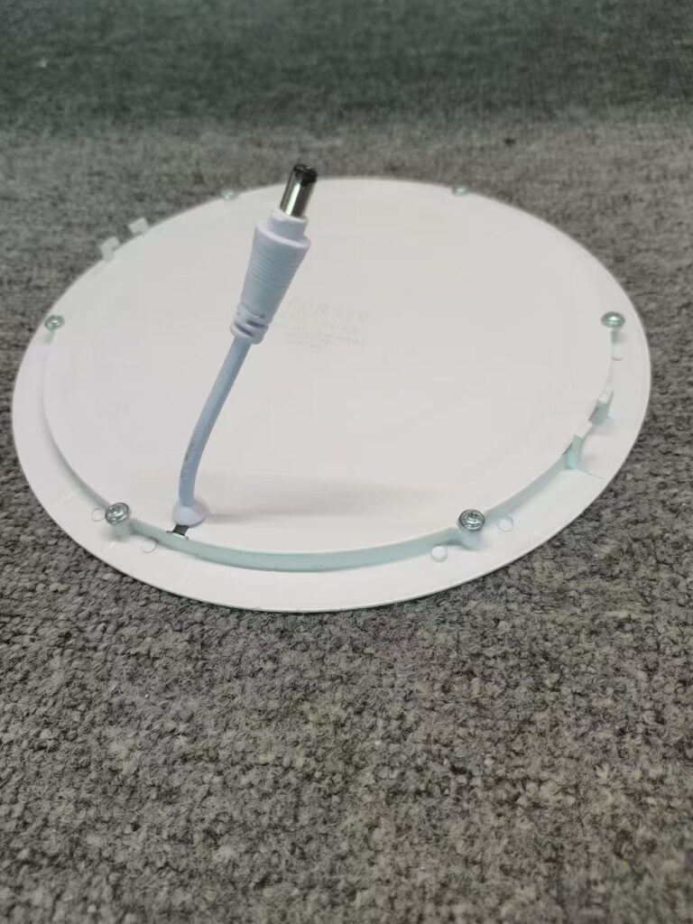 recessed panel light fitting