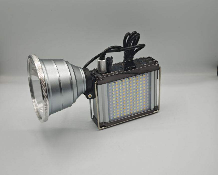 high power split headlamp searchlight cob floodlight
