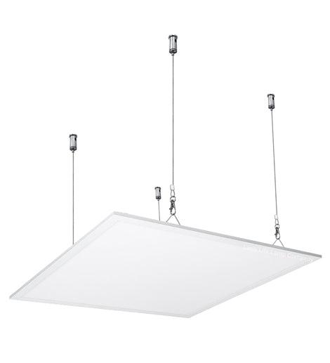 led panel light installation guide suspended method for concrete ceiling