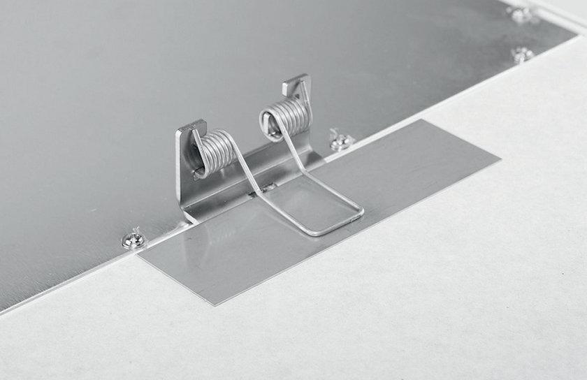 spring clips in panel light